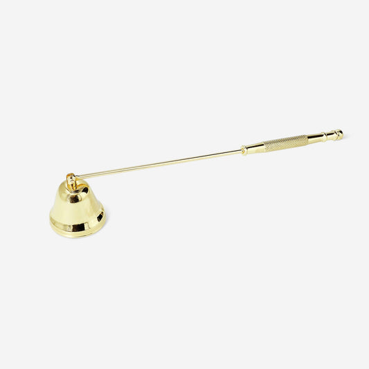 Gold candle snuffer