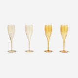 Gold champagne flutes - 4 pcs Party Flying Tiger Copenhagen 