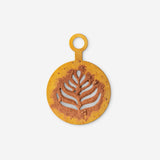 Gold coffee stencils as pumpkin and leaf - 2 pcs kitchen Flying Tiger Copenhagen 