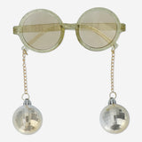 Gold party glasses with disco balls Party Flying Tiger Copenhagen 