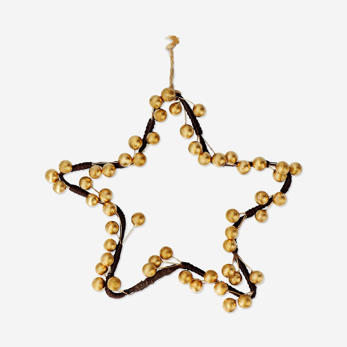 Golden star wreath - 20 cm Home Flying Tiger Copenhagen 
