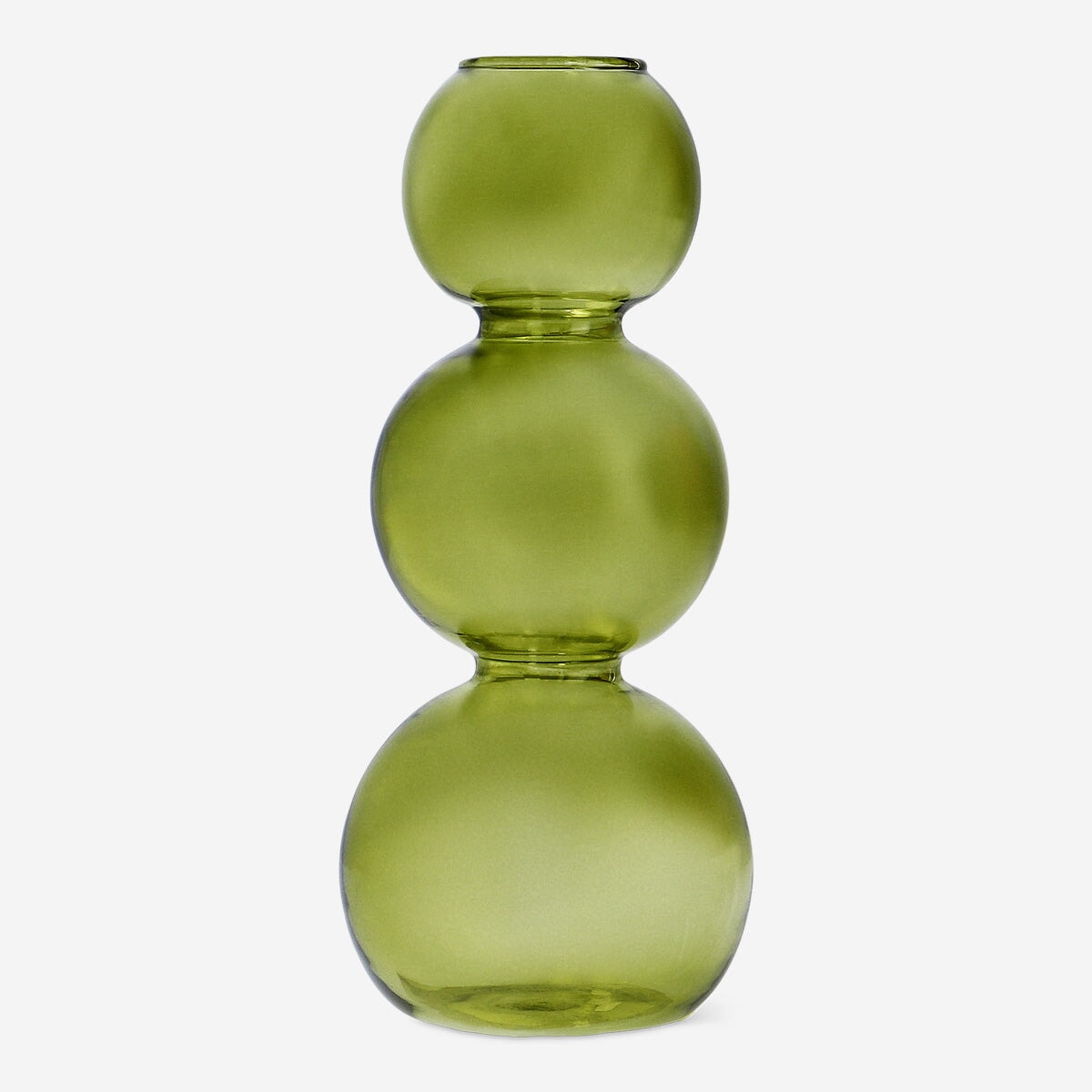 Green bubble shaped glass vase Home Flying Tiger Copenhagen 