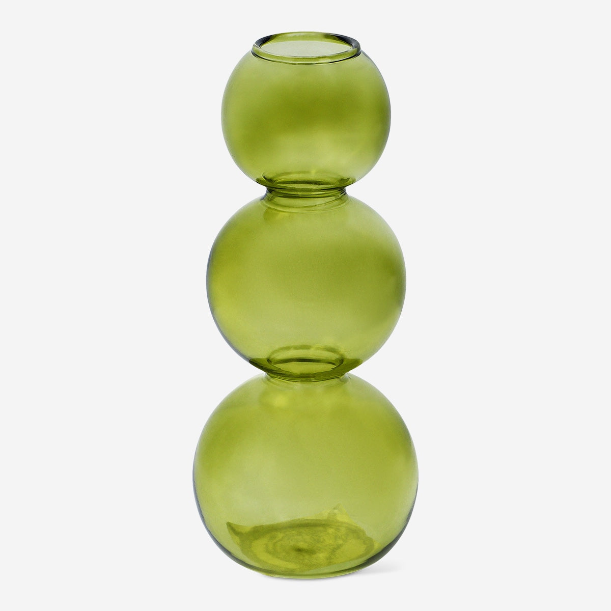 Green bubble shaped glass vase Home Flying Tiger Copenhagen 