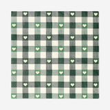 Green checkered napkins - 16 pcs Party Flying Tiger Copenhagen 