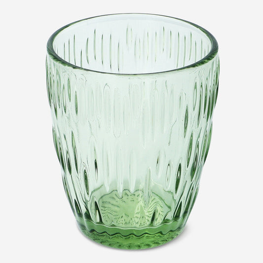 Verre à boire vert