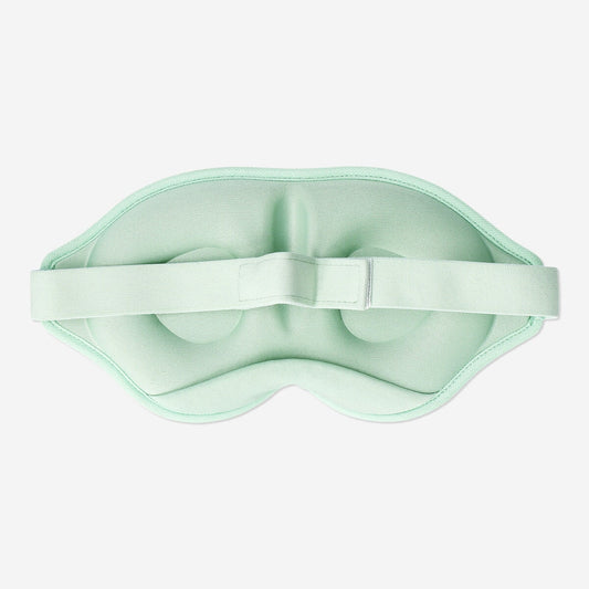 Green foam sleeping mask for adults