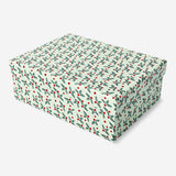 Green Gift Box with Hollies - Large Party Flying Tiger Copenhagen 