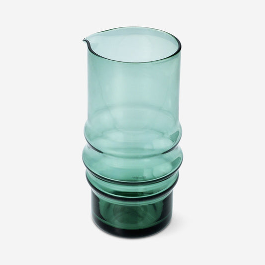 Green glass jug - 800 ml