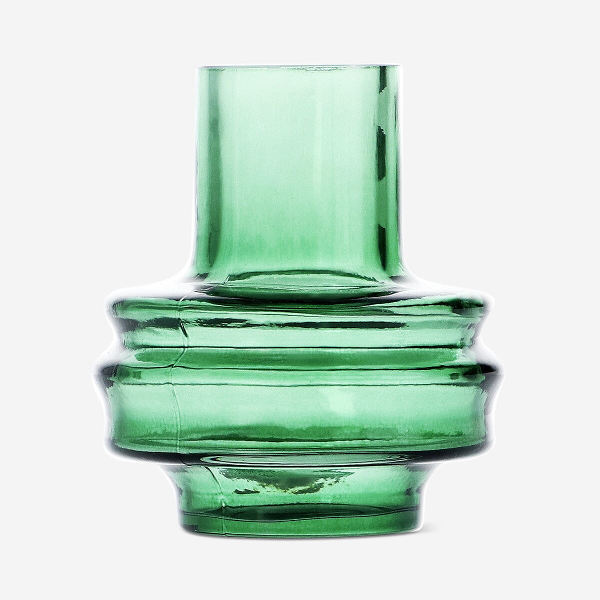 Green glass vase - 9 cm Home Flying Tiger Copenhagen 