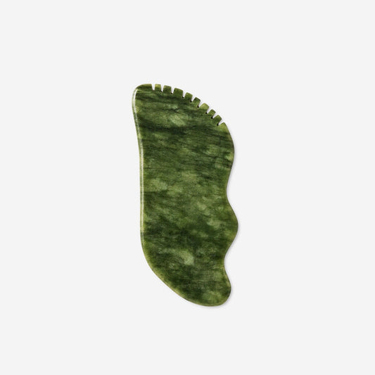 Green gua sha tool for massage