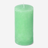 Green Rustic Pillar Candle - 12 cm Home Flying Tiger Copenhagen 