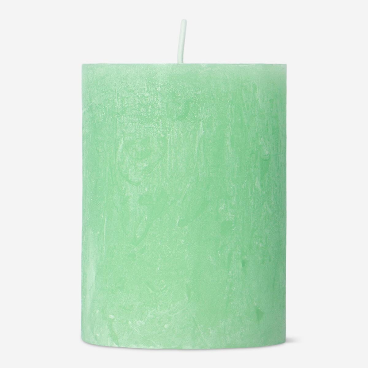 Green Rustic Pillar Candle - 8 cm | Flying Tiger Copenhagen