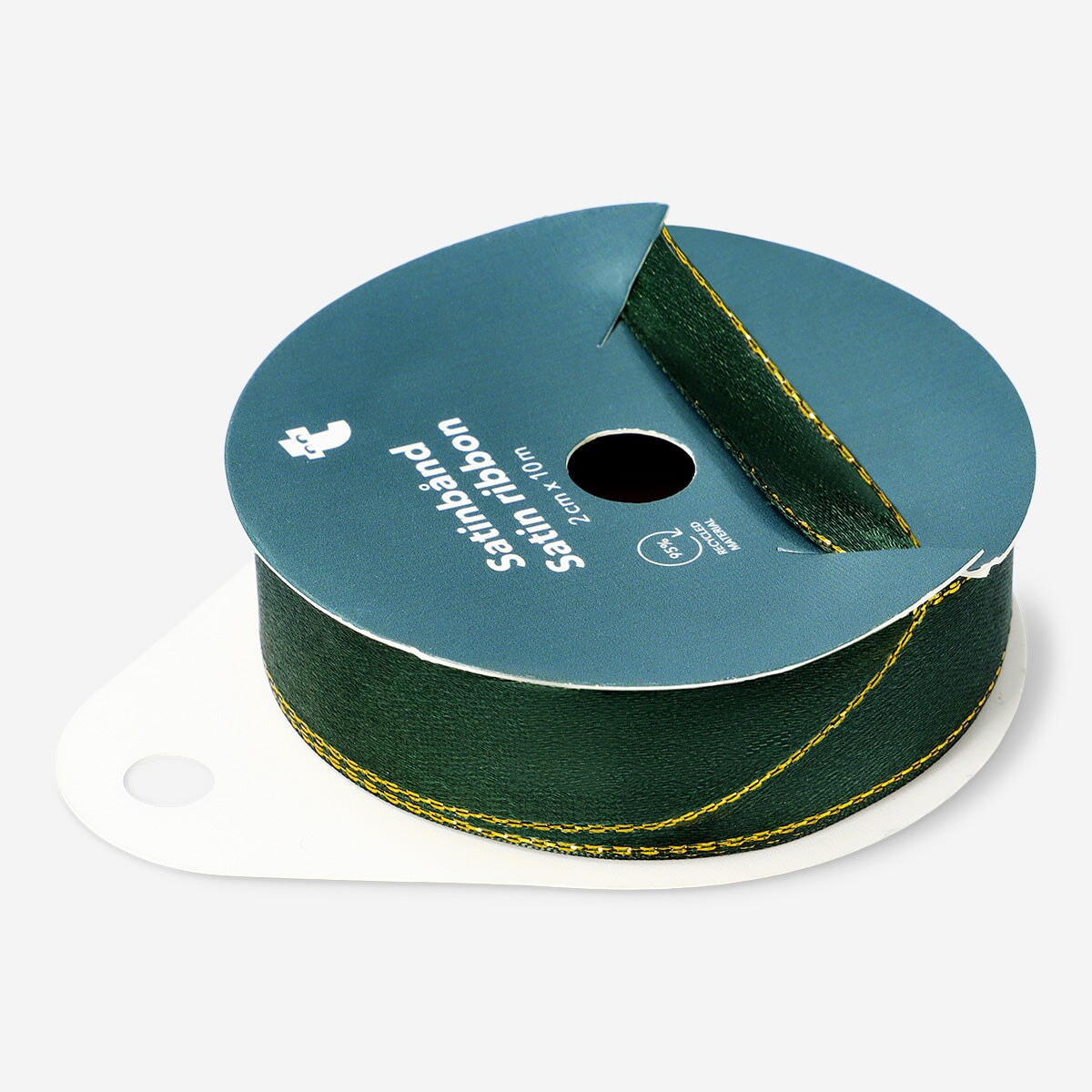 Green Satin Ribbon - 10 m Party Flying Tiger Copenhagen 