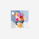 Greetings card with ballons office Flying Tiger Copenhagen 