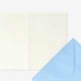 Greetings card with burning candle office Flying Tiger Copenhagen 