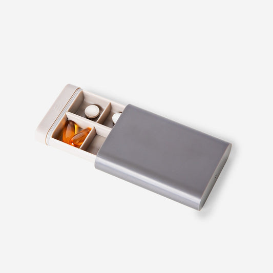 Grey pill organiser