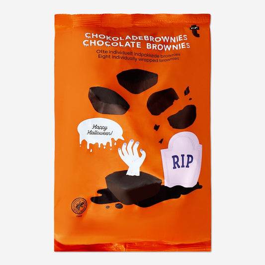 Brownies al cioccolato di Halloween - 8 pz