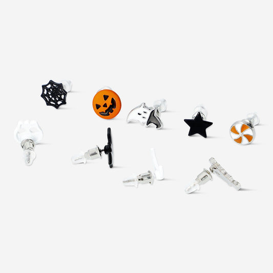 Boucles d'oreilles Halloween - 9 pcs