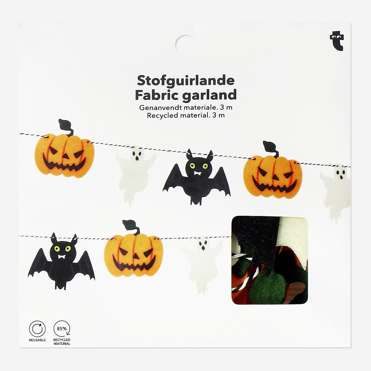 Halloween Felt Garland - 300 cm Party Flying Tiger Copenhagen 