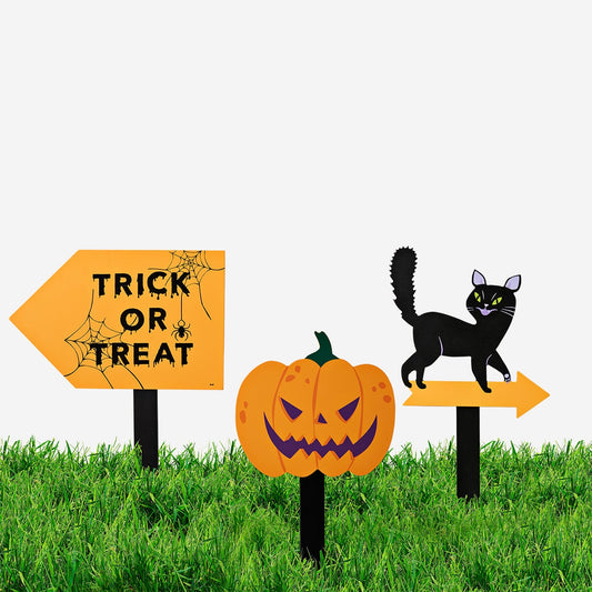 Halloween Signs - 3 pcs