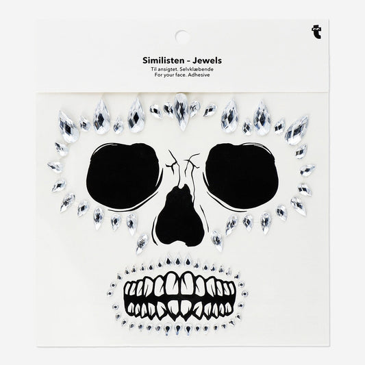 Halloween Totenkopf-Gesichtsschmuck