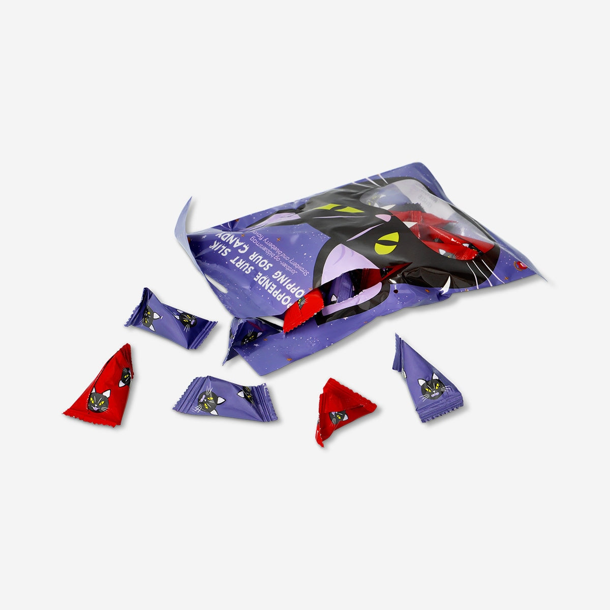 Halloween sour popping candy - Strawberry and blueberry flavour Food Flying Tiger Copenhagen 