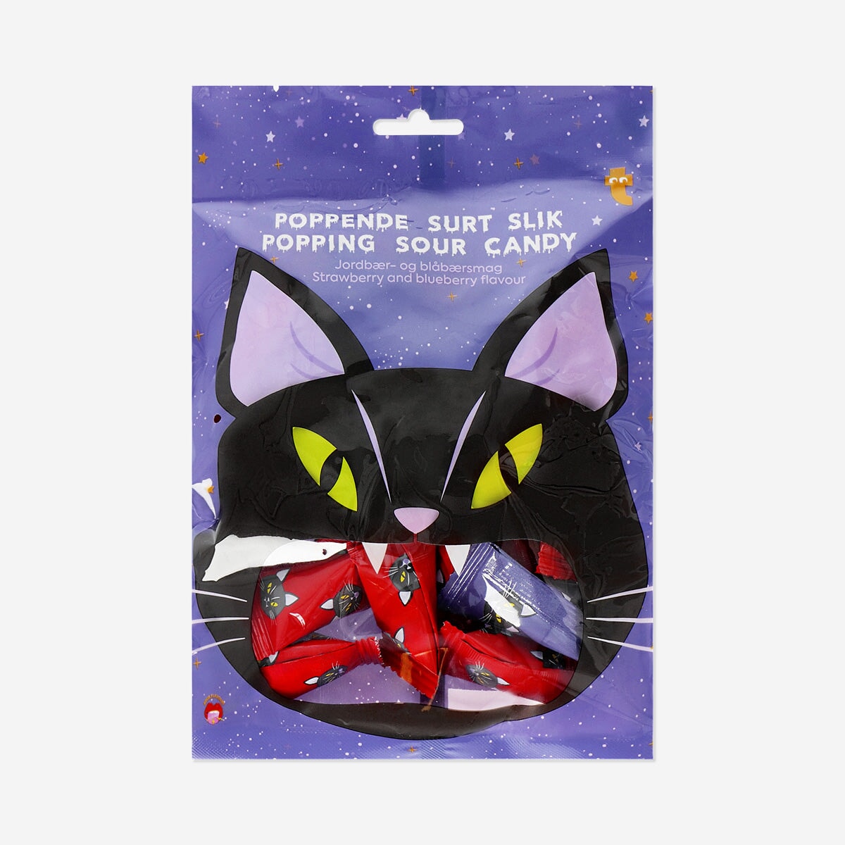 Halloween sour popping candy - Strawberry and blueberry flavour Food Flying Tiger Copenhagen 