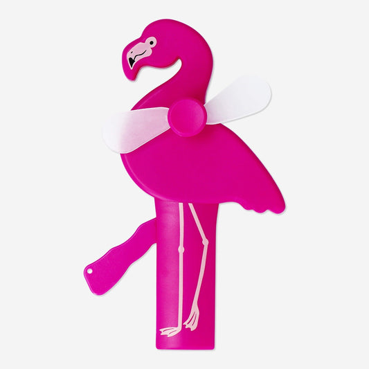 Kädessä pidettävä flamingotuuletin