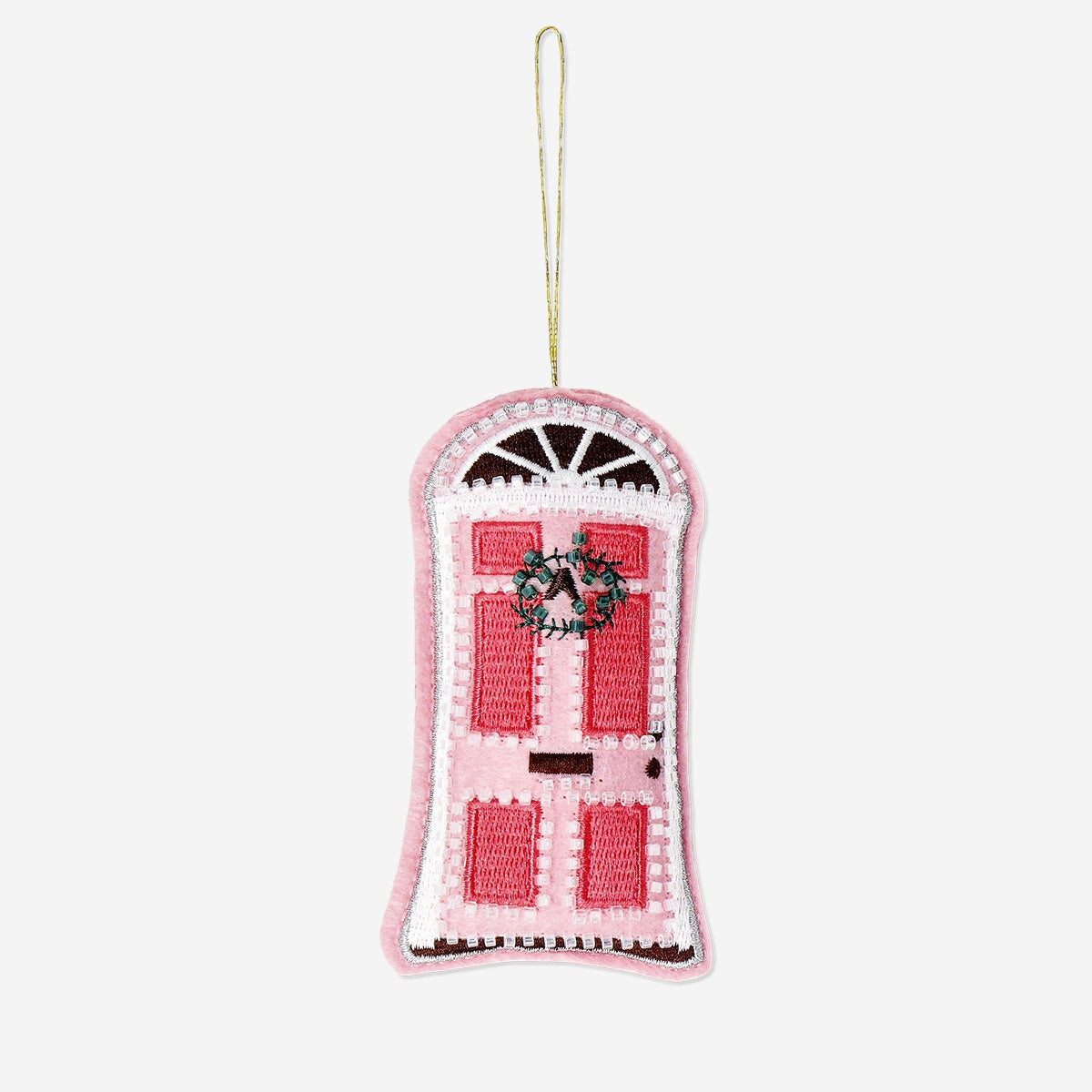 Hanging ornament - Door with beads and wreath Home Flying Tiger Copenhagen 
