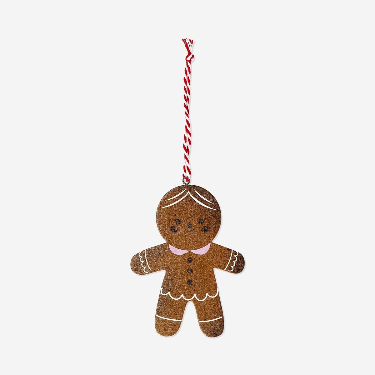 Hanging ornament - Wooden gingerbread man Home Flying Tiger Copenhagen 