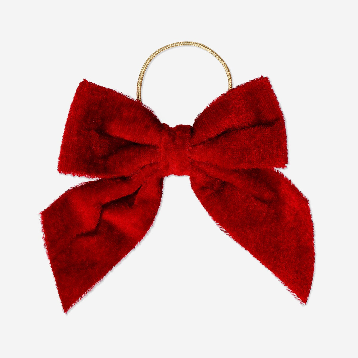 Hanging red velvet bows - 8 pcs Home Flying Tiger Copenhagen 