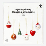 Hanging Wooden Ornaments - 9 pcs Home Flying Tiger Copenhagen 