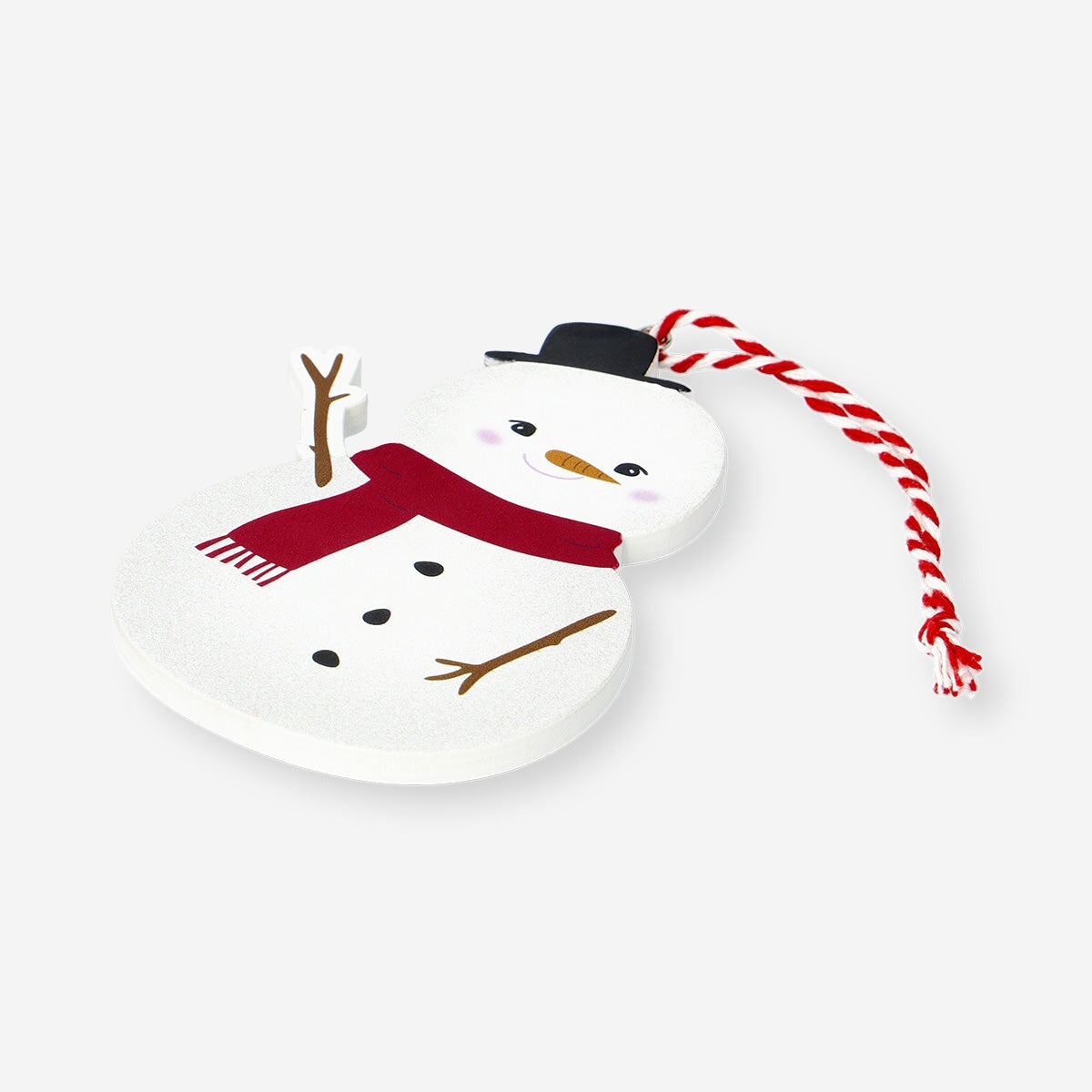 Hanging wooden snowman ornament Home Flying Tiger Copenhagen 