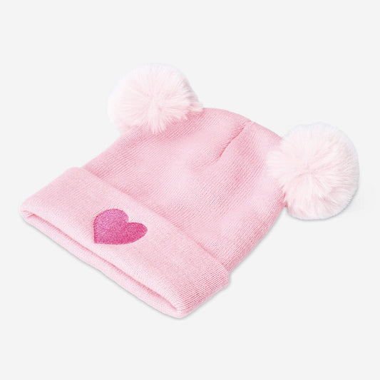 Hat with pom poms - One size