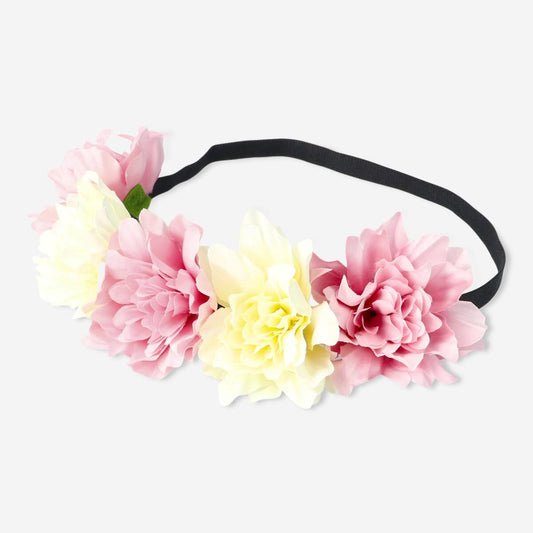 Stirnband med blommor