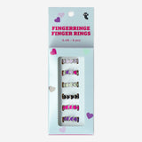 Heart-Shaped Adjustable Rings - 6 pcs Personal care Flying Tiger Copenhagen 