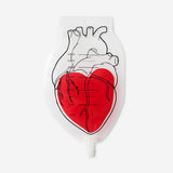 Heart-Shaped Drink Pouches - 4 pcs Party Flying Tiger Copenhagen 