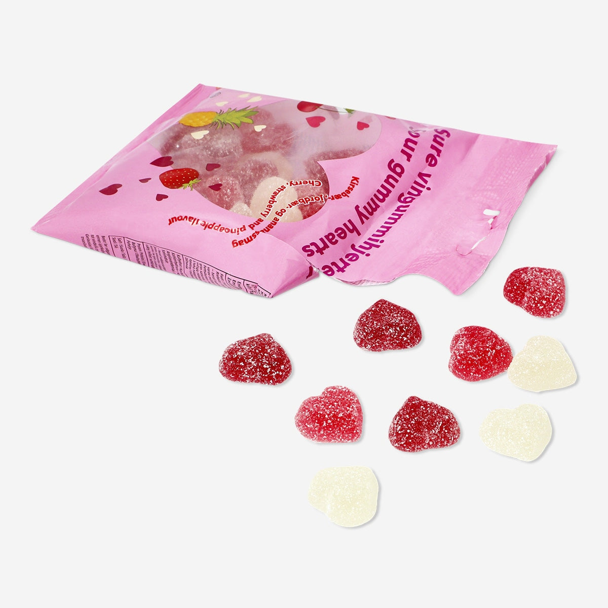 Heart shaped sour gummies Food Flying Tiger Copenhagen 