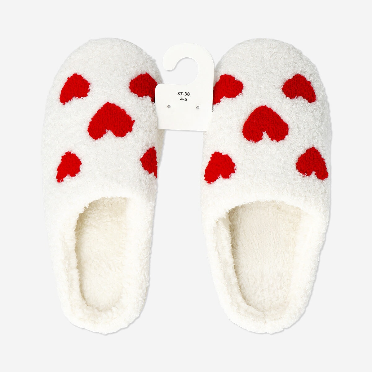 Heart slippers - Size 37/38 Textile Flying Tiger Copenhagen 
