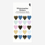 Heart stickers. 320 pcs Office Flying Tiger Copenhagen 