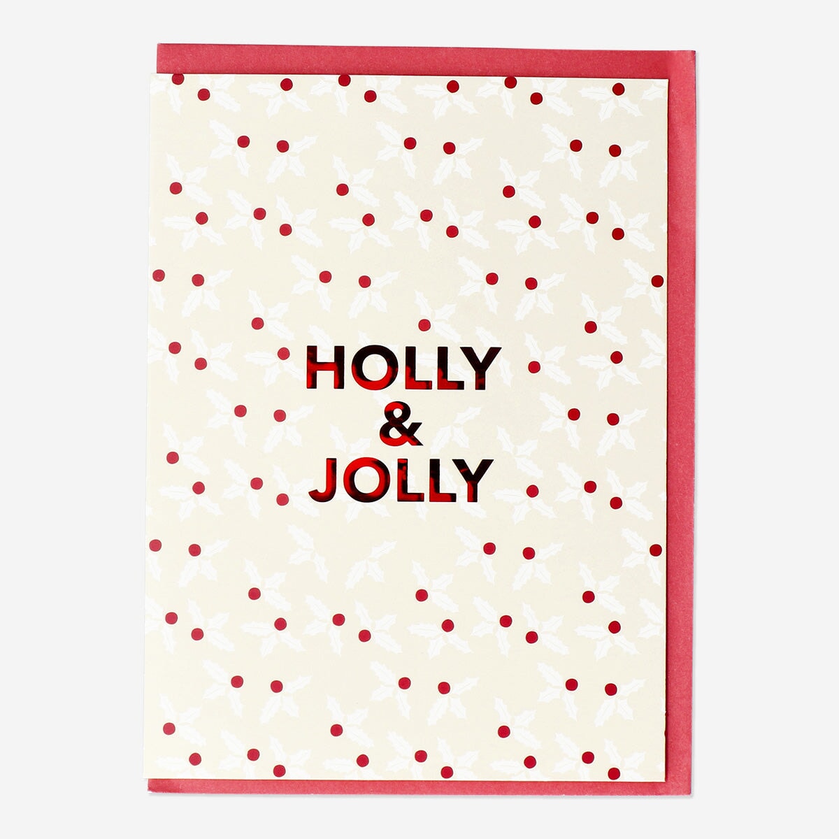 Holly Card with Envelope Party Flying Tiger Copenhagen 