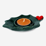 Holly-Shaped Tealight Holder Home Flying Tiger Copenhagen 