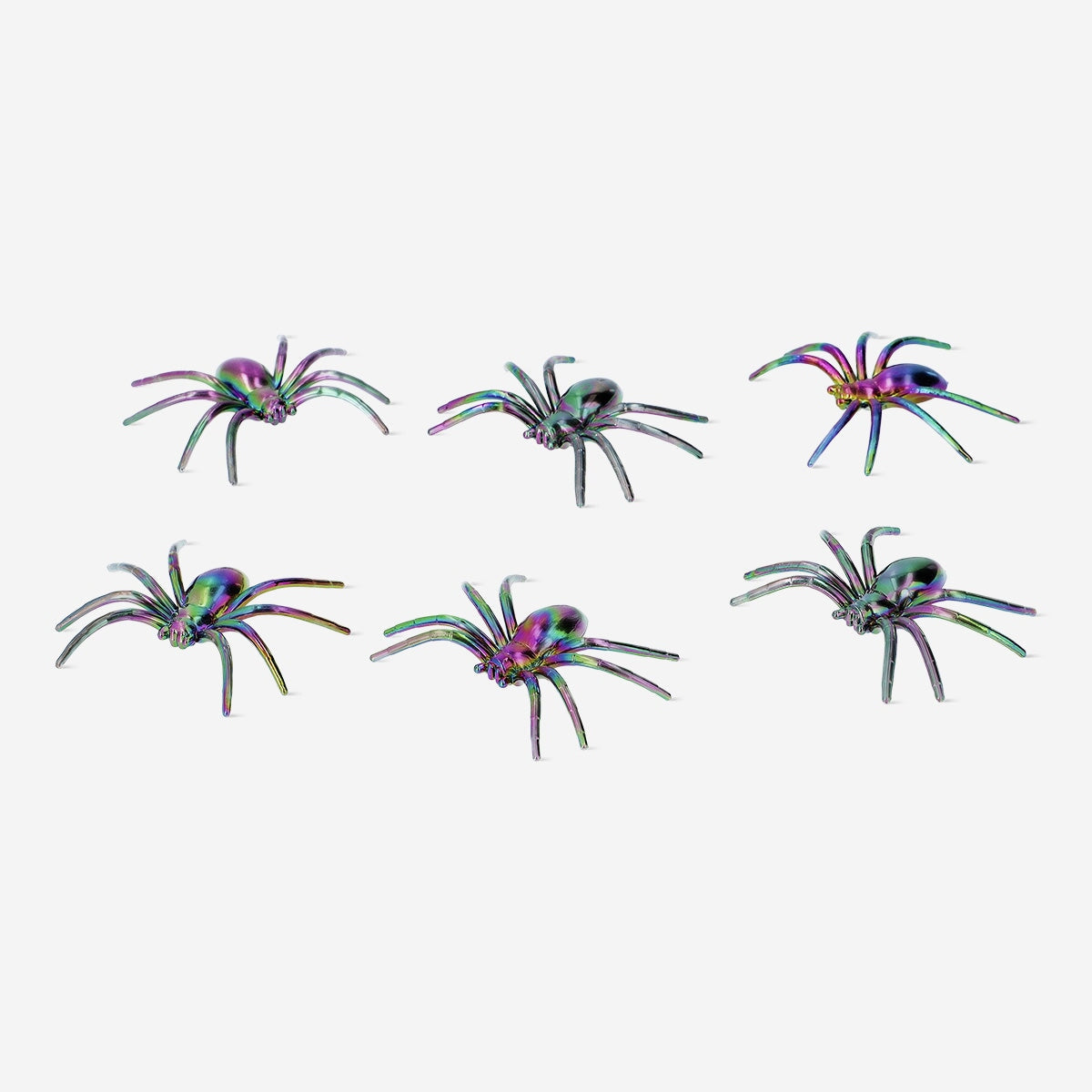 Holographic Spiders - 6 pcs Party Flying Tiger Copenhagen 