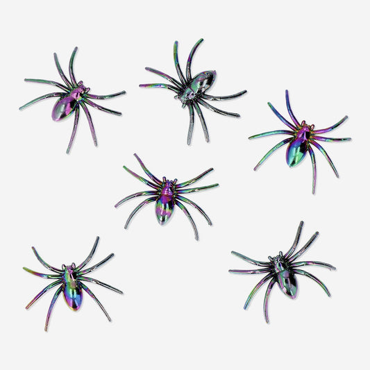 Araignées holographiques - 6 pcs