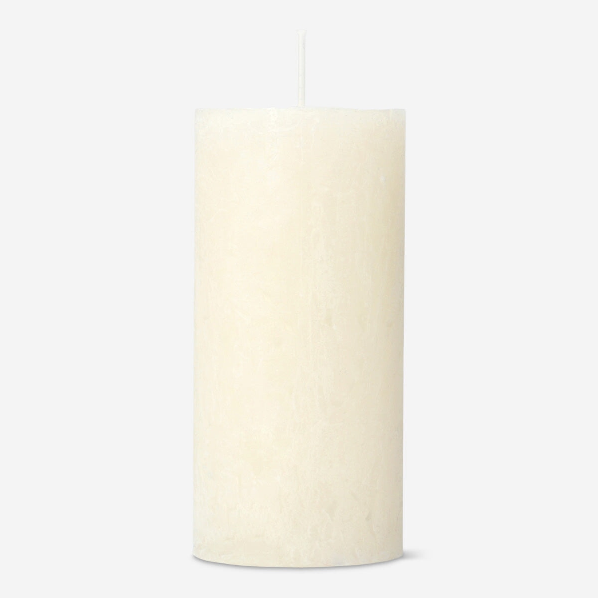 Ivory White Rustic Pillar Candle - 12 cm Home Flying Tiger Copenhagen 