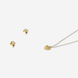 Jewellery set - Gold star earrings and necklace Textile Flying Tiger Copenhagen 