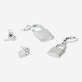 Key and Lock Earrings - 4 pcs Personal care Flying Tiger Copenhagen 