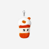Key ring - Plush pumpkin spice latte toy Flying Tiger Copenhagen 