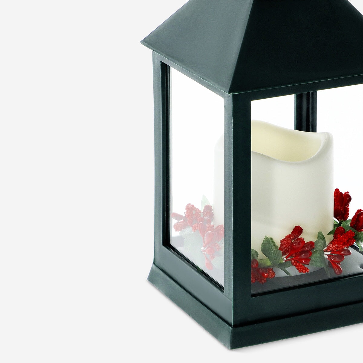 Lantern with LED Light and Wreath Home Flying Tiger Copenhagen 