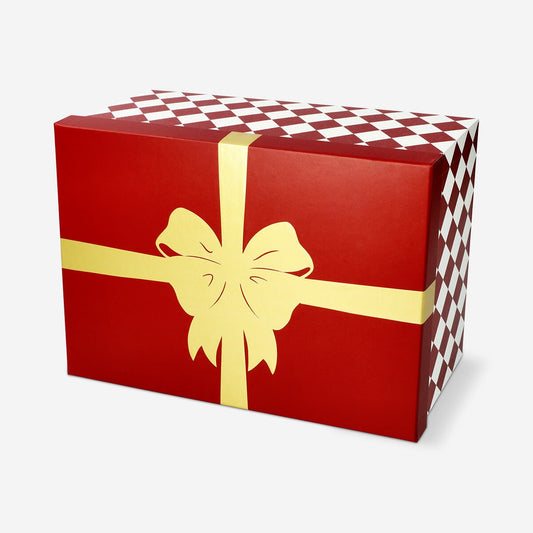Large gift box with gold foil - 28 cm